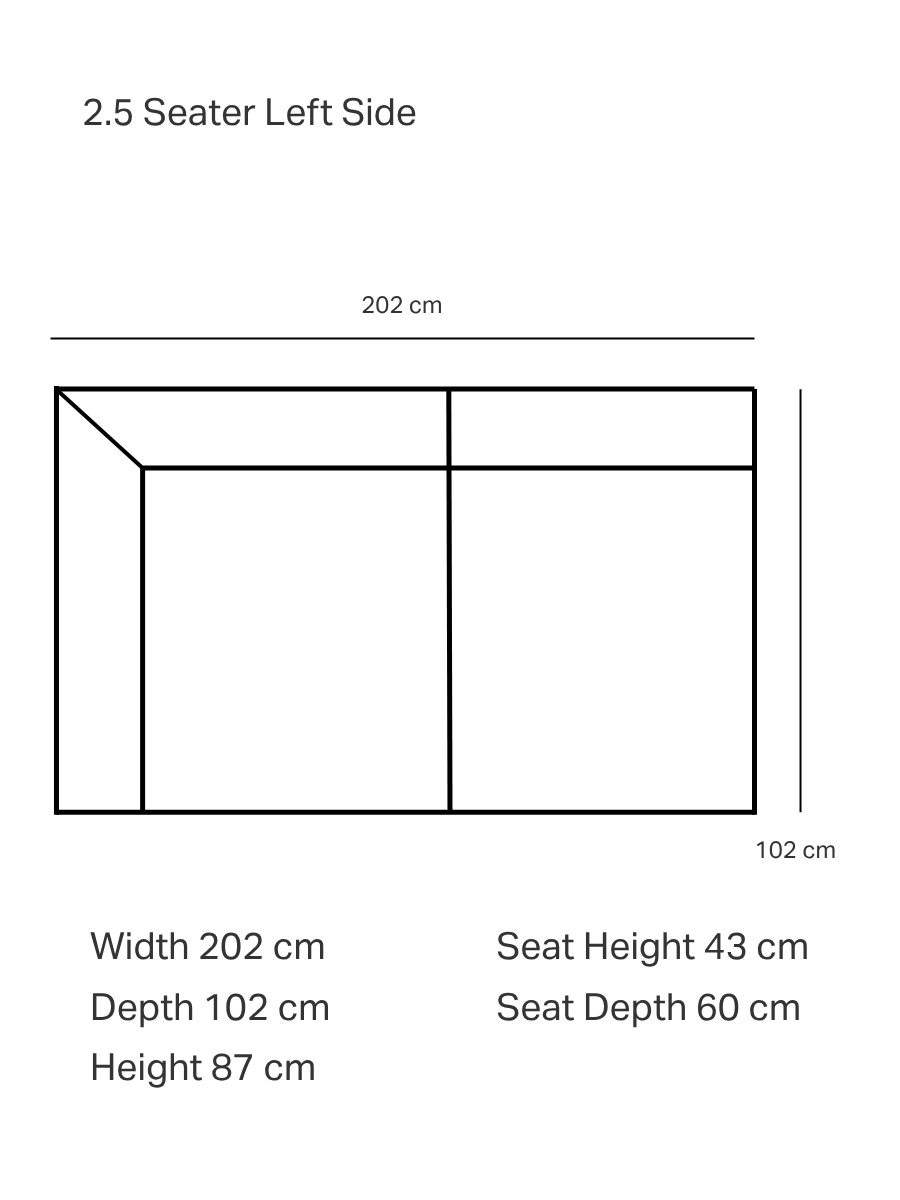 Canapé modulaire en tissu Hudson