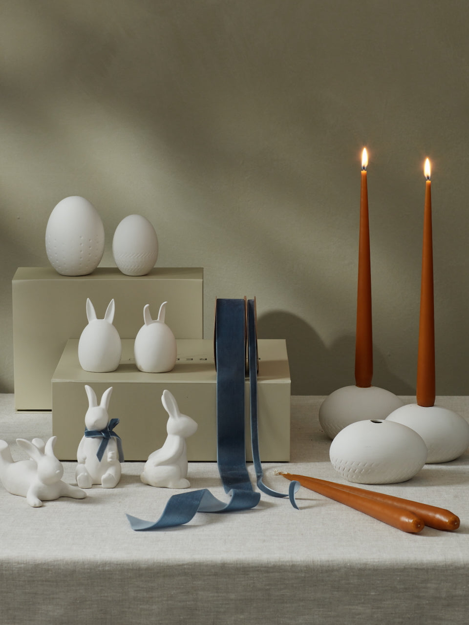 Ensemble de décorations de table de Pâques