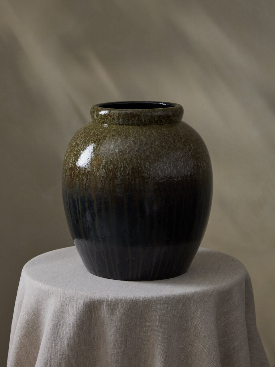 Vase vert Monsanto