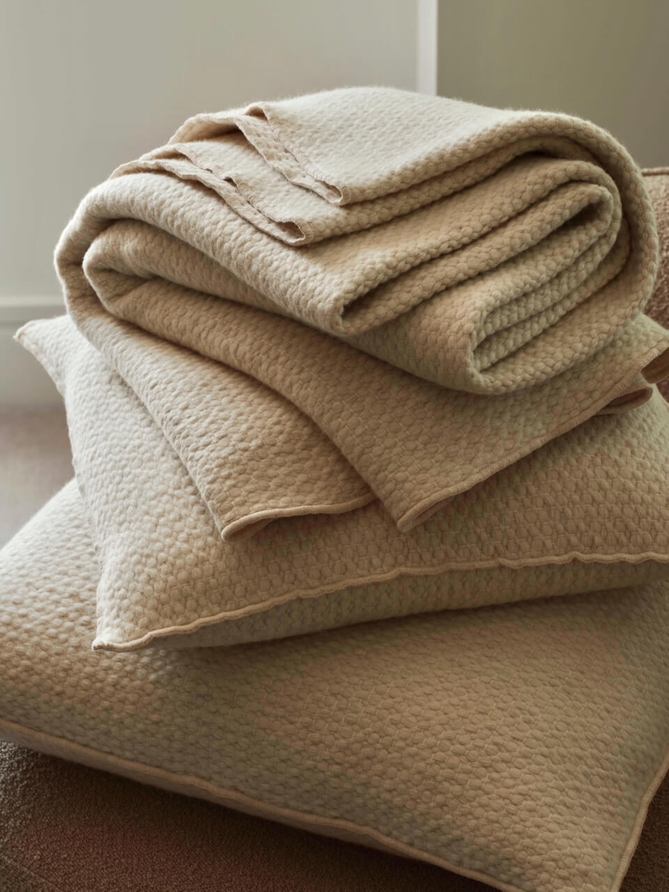 Housse de coussin en alpaga de Madère