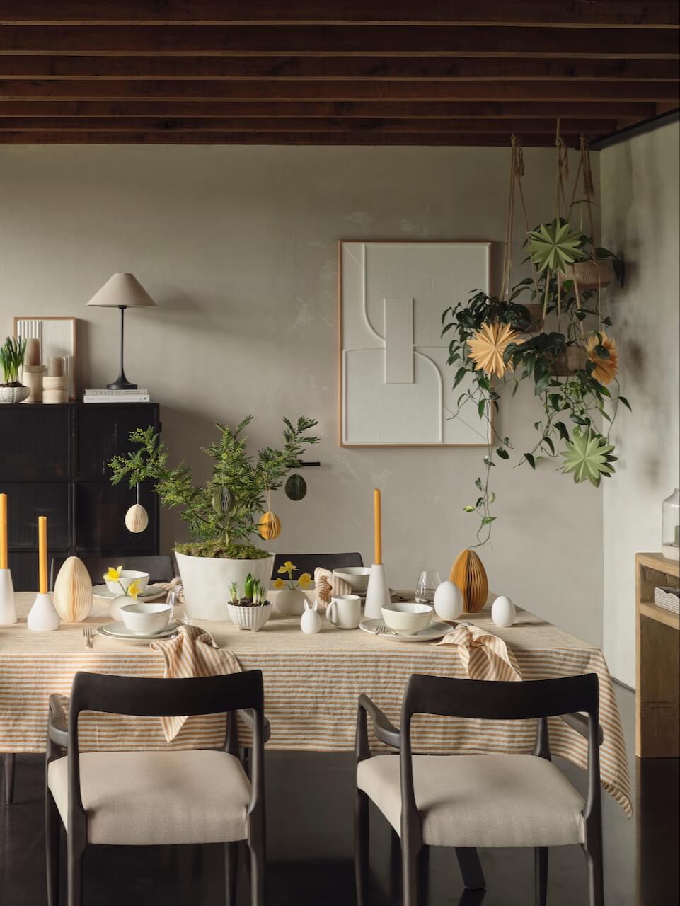 Ensemble de décorations de table de Pâques