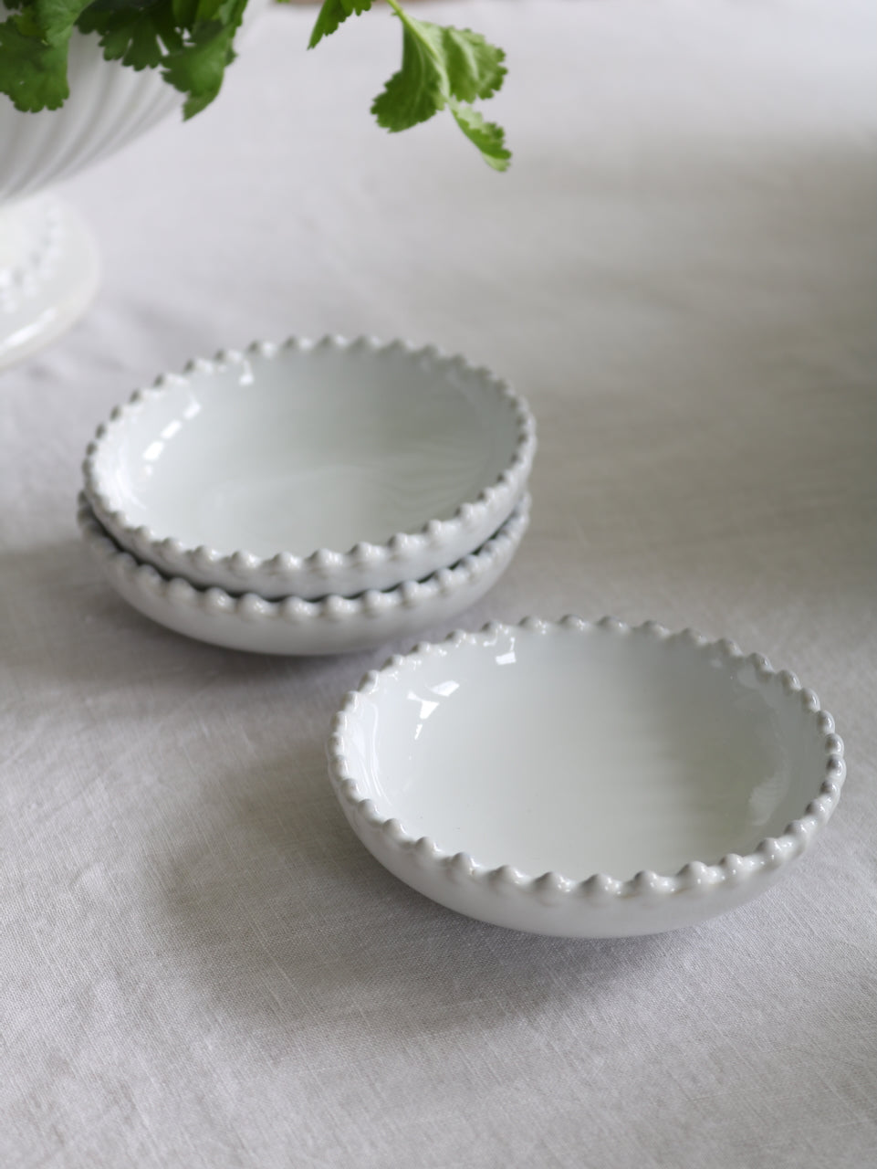 Ensemble de 3 bols à trempette Pearl