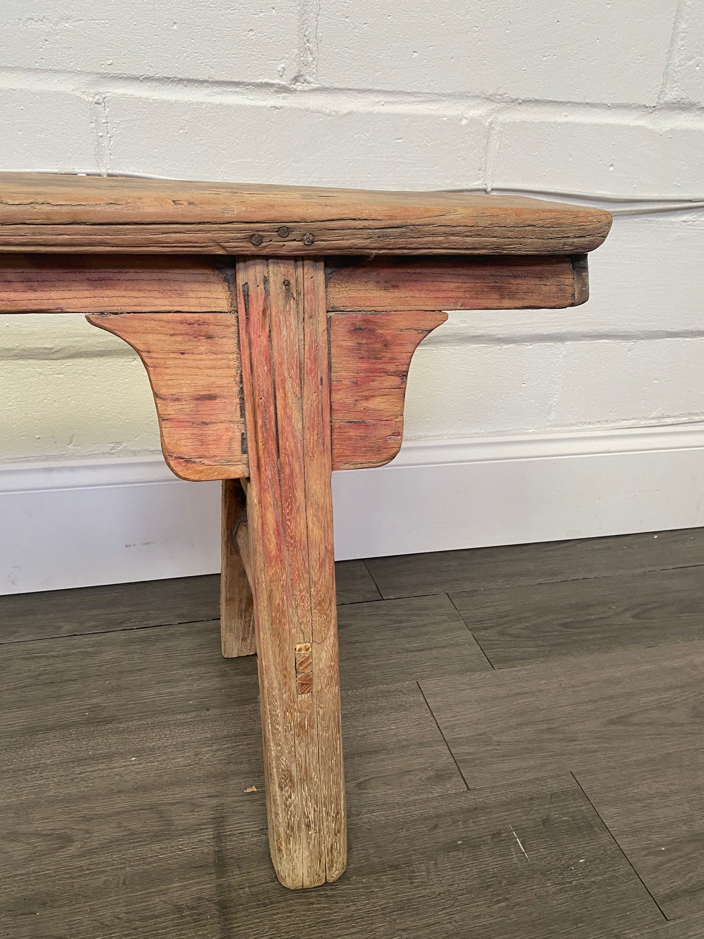 Banc en bois vintage de Falmouth - Ancien modèle d'exposition
