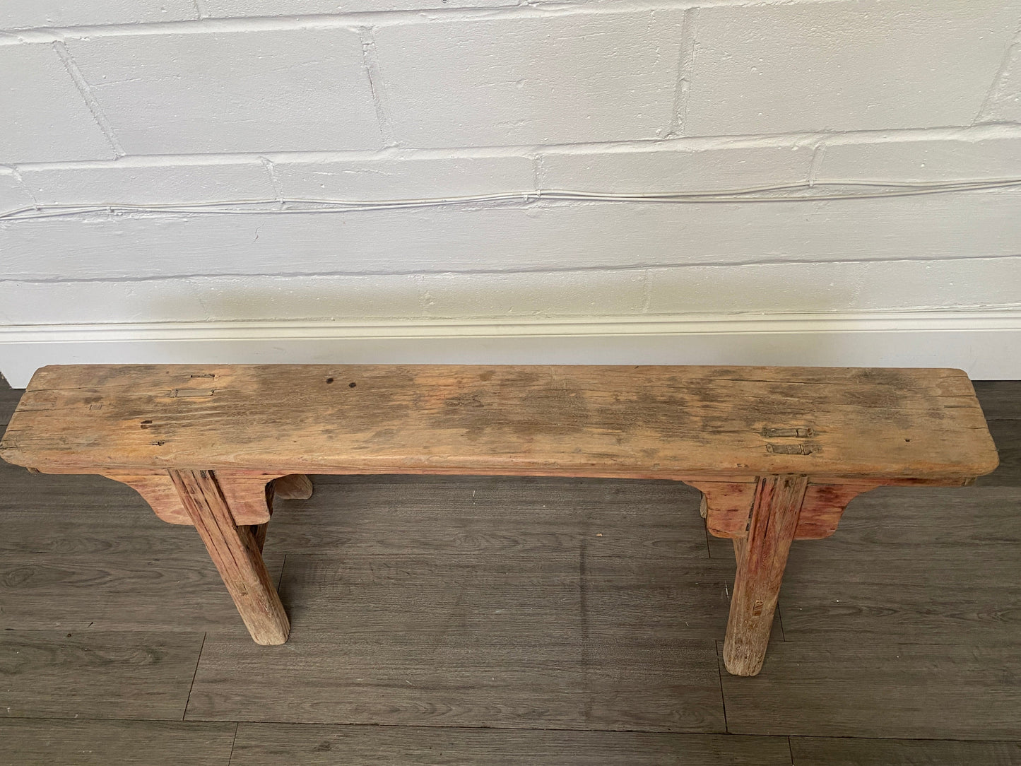 Banc en bois vintage de Falmouth - Ancien modèle d'exposition