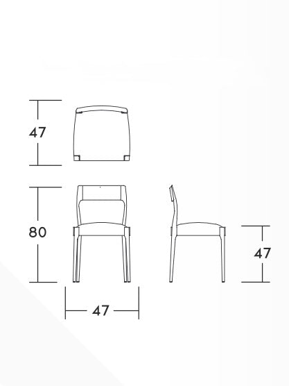Chaise de salle à manger Hampstead - Fabriquée sur commande