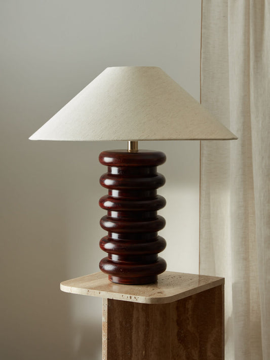 Lampe de table en bois Uri