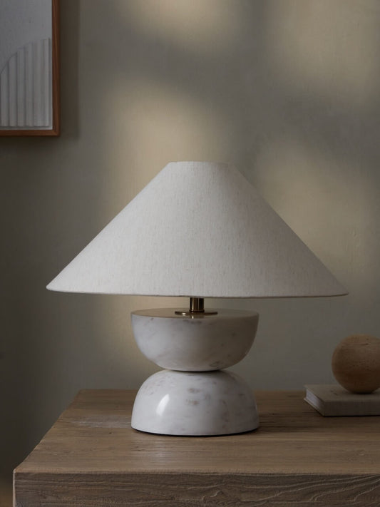 Lampe de table en marbre Dallshi