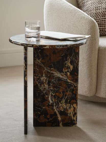 Table d'appoint en marbre Harlow