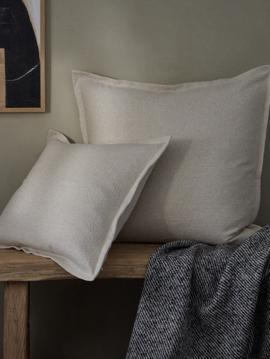 Housse de coussin naturelle Amarante