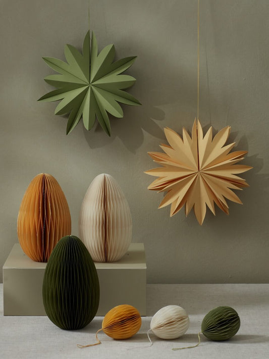 Lot de décorations de Pâques en papier