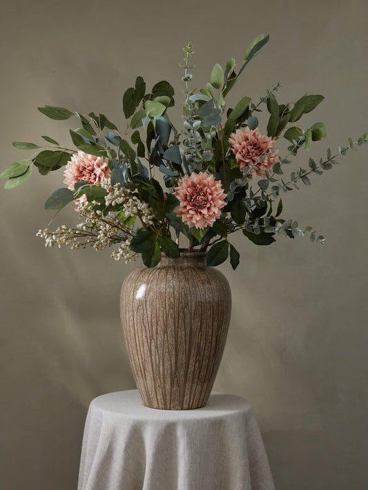 Bouquet de faux dahlias