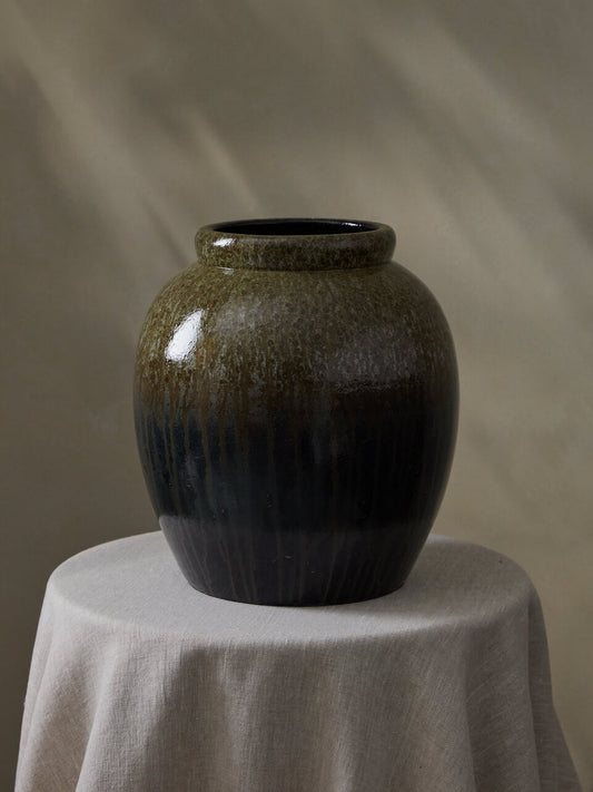 Vase vert Monsanto