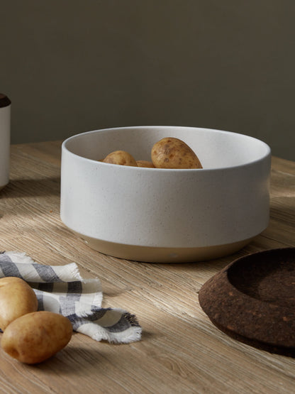 Rangement à légumes en céramique blanche Nova