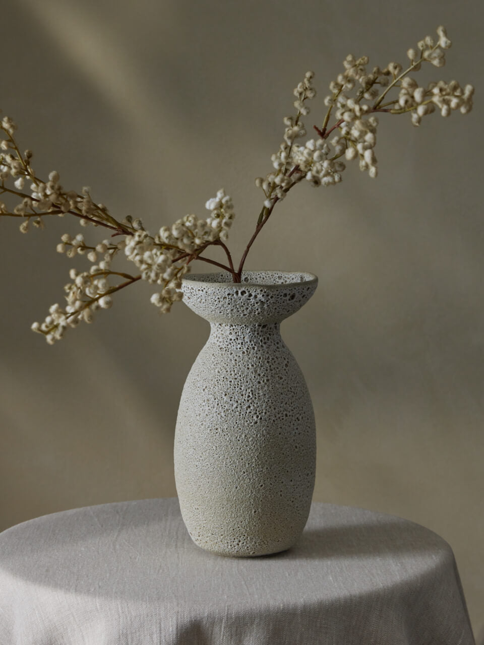 Vase gris Silves