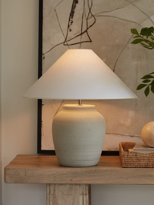Lampe de table en céramique Haske