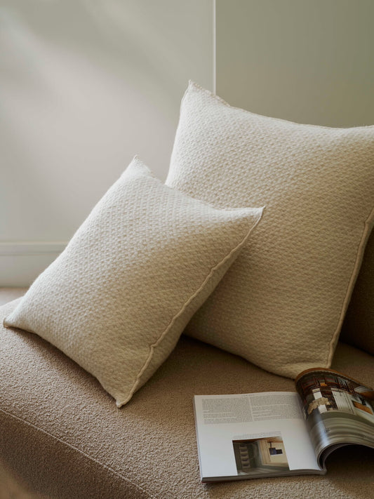Housse de coussin en alpaga de Madère