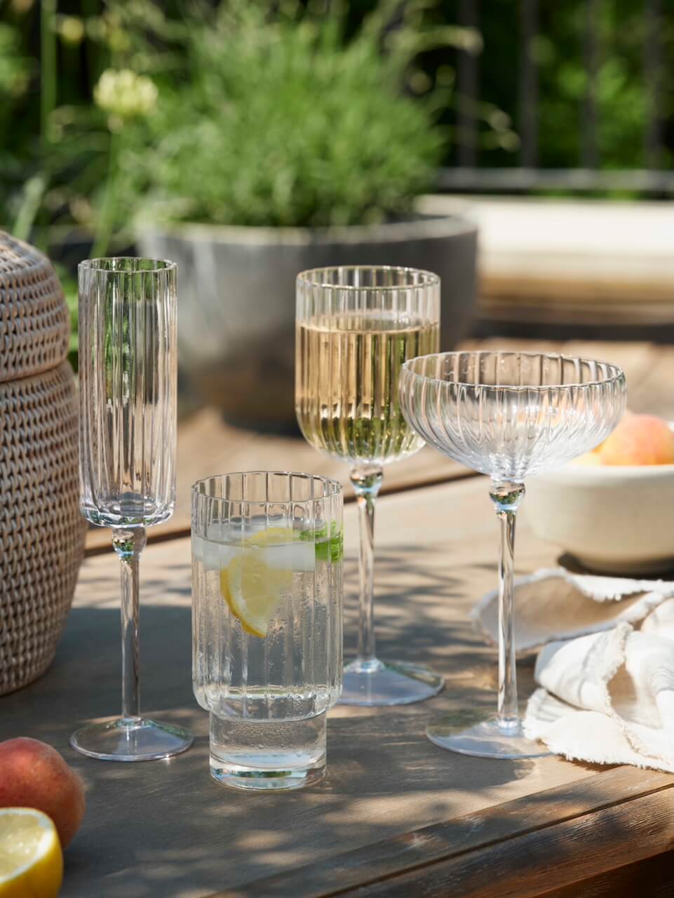 Lot de 4 verres à whisky Tejo