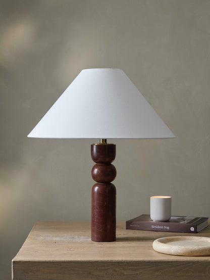 Lampe de table en marbre Marama