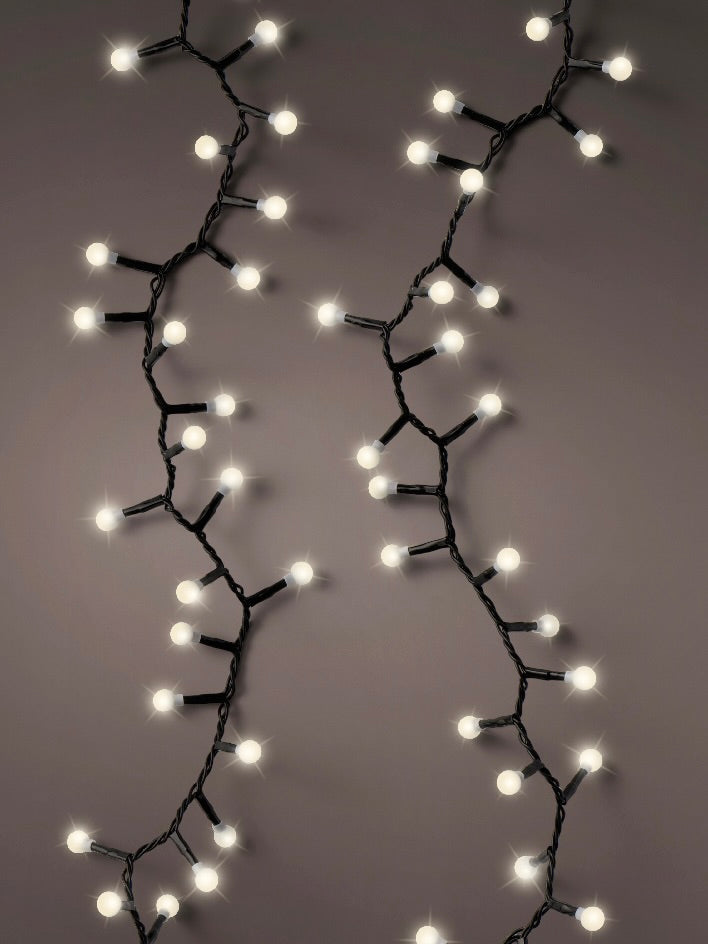 Guirlande lumineuse LED cerise de 11 m pour intérieur/extérieur