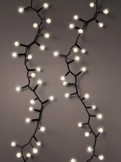 Guirlande lumineuse LED cerise de 11 m pour intérieur/extérieur
