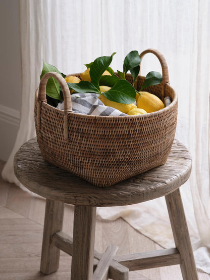 Paniers de rangement en rotin Tain naturel
