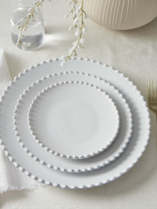 Assiette à pain et beurre Pearl - Lot de 6