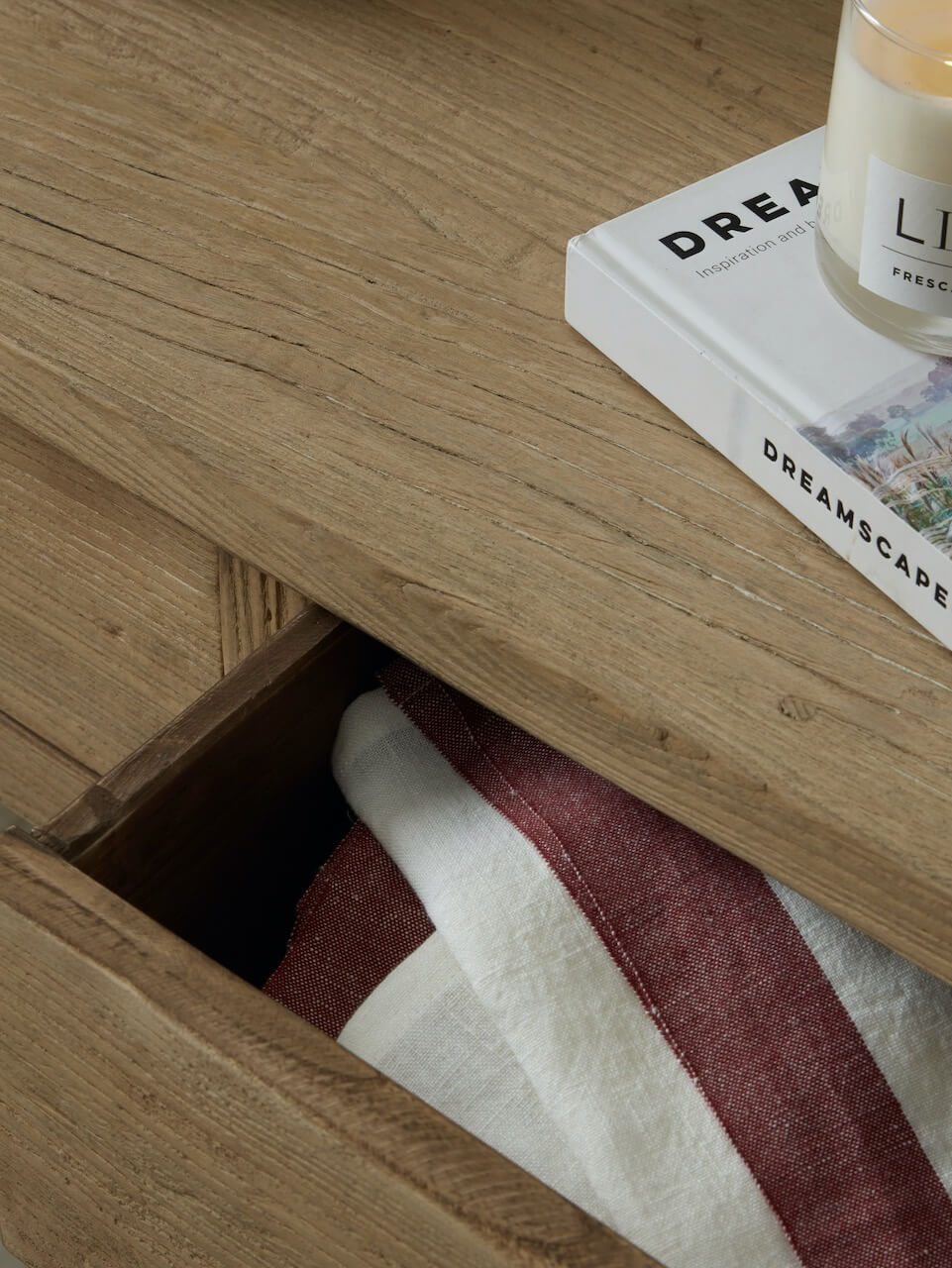 Console en bois récupéré Bruton