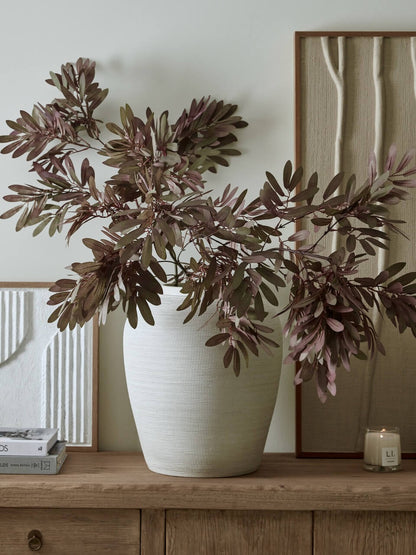 Spray d'eucalyptus bordeaux artificiel