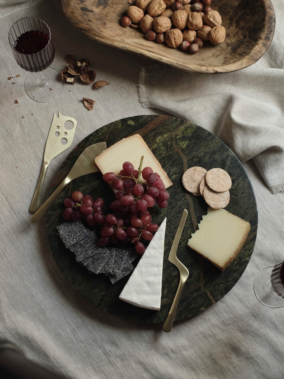 Ensemble de couteaux à fromage Sintra Matt Champagne