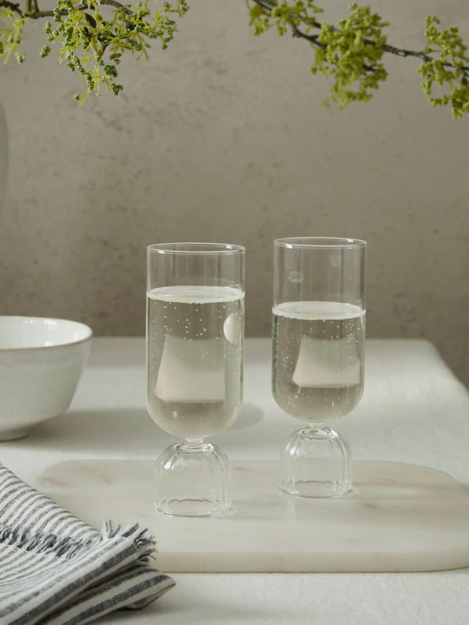 Ensemble de 2 flûtes à champagne Cinco