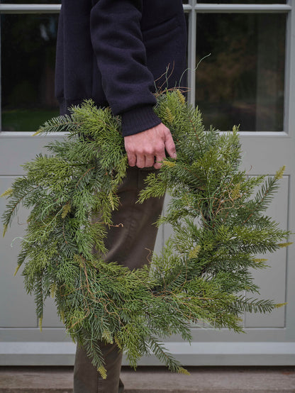 Couronne de sapins mélangés 60 cm