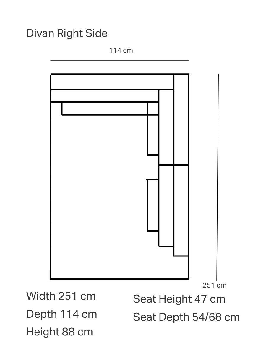 Canapé modulable en tissu Elba