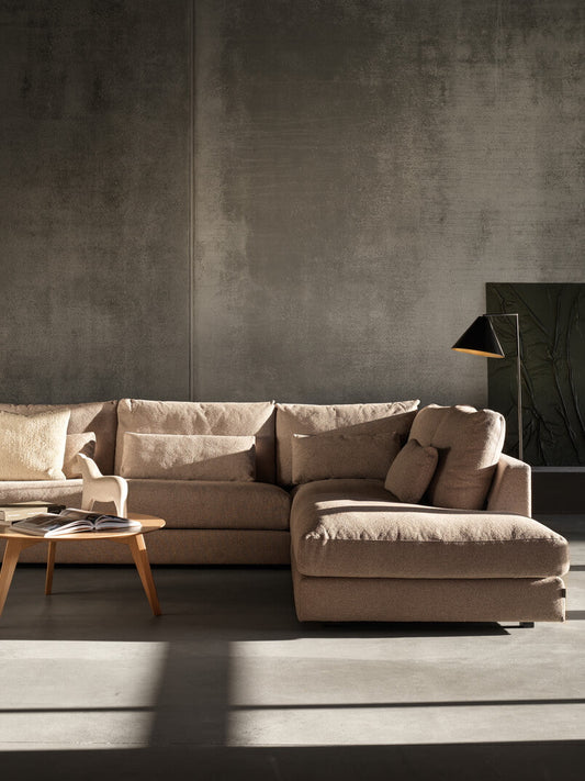 Canapé modulable en tissu Elba