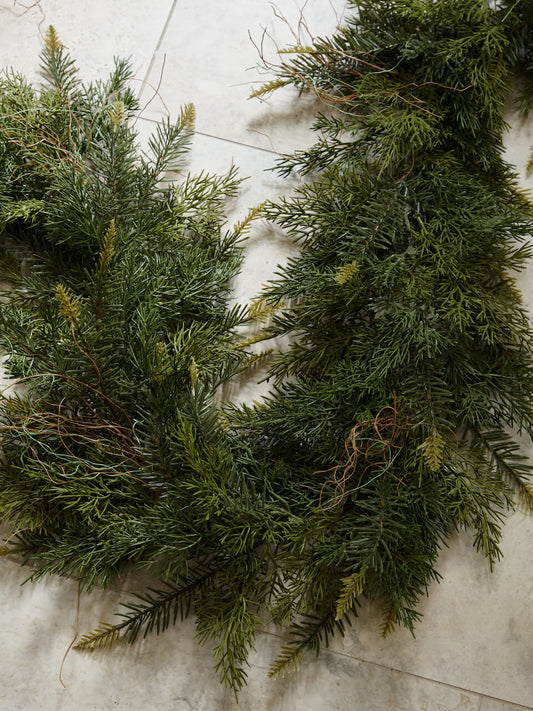 Guirlande de sapins mixtes 2 m