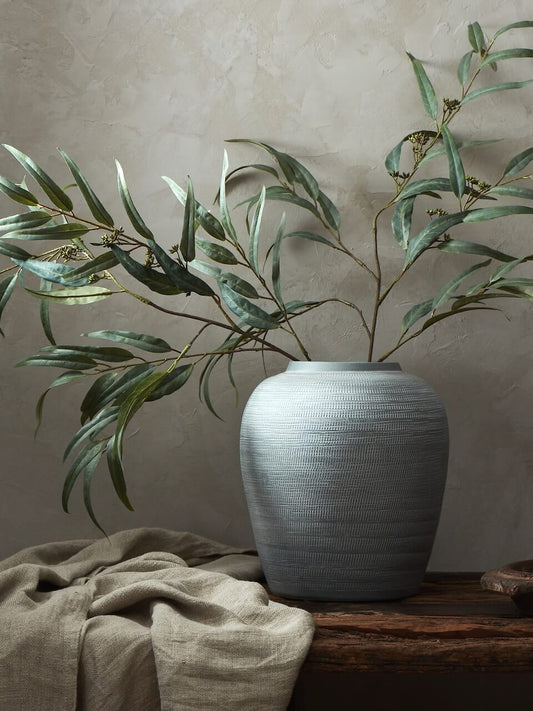 Vase Sines gris texturé moyen