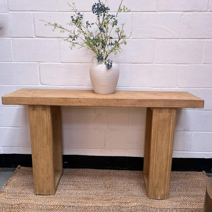 Console en bois recyclé Marlow - Dégâts mineurs d'une ancienne exposition