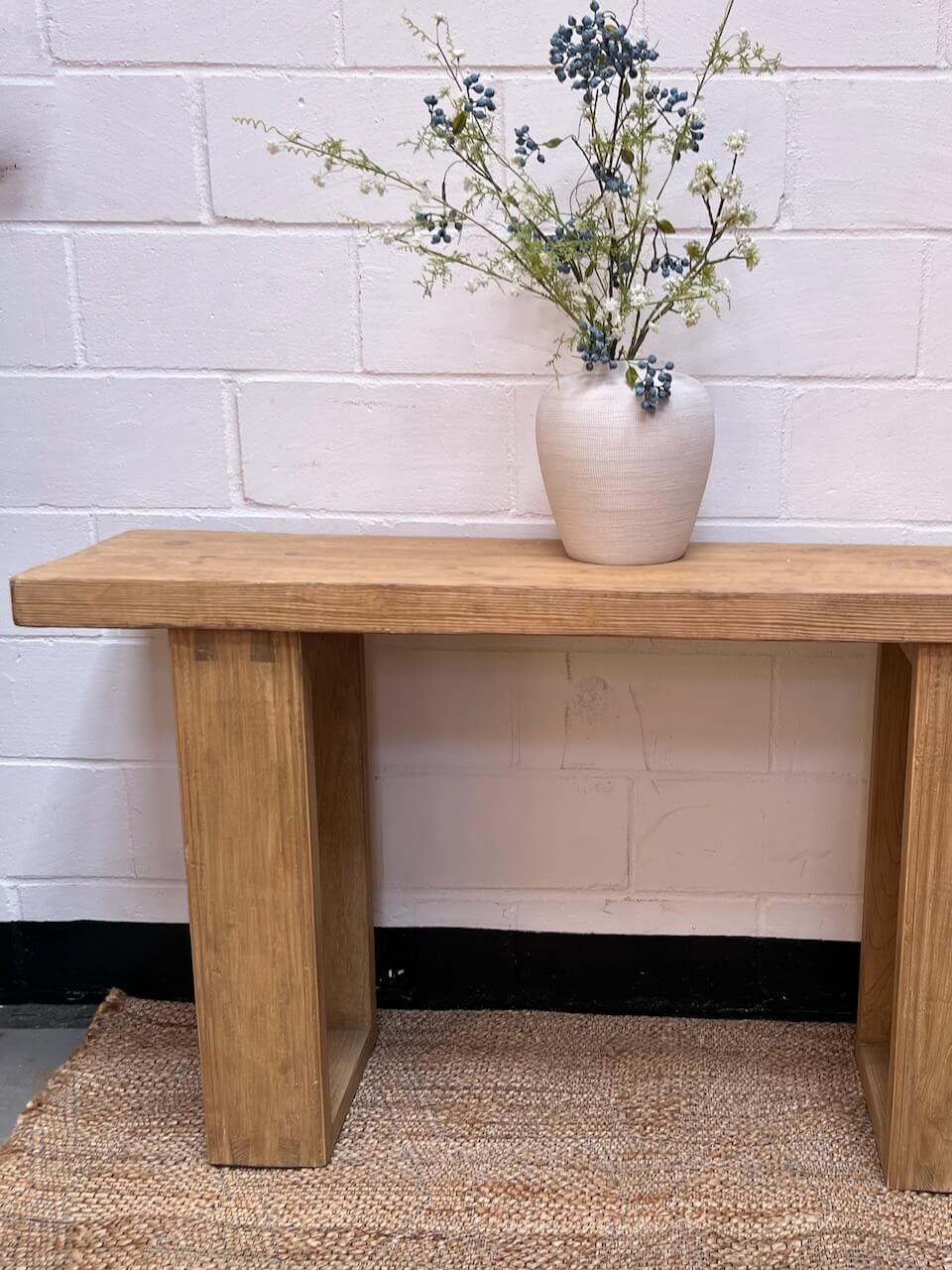 Console en bois recyclé Marlow - Dégâts mineurs d'une ancienne exposition