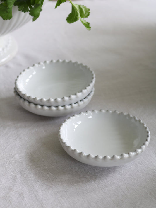 Ensemble de 3 bols à trempette Pearl