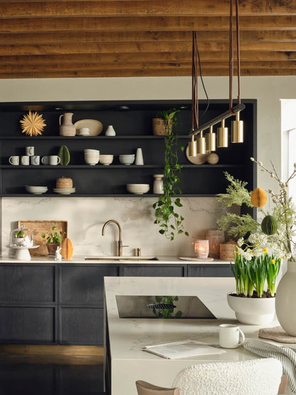 Lot de 2 décorations de Pâques en céramique blanche