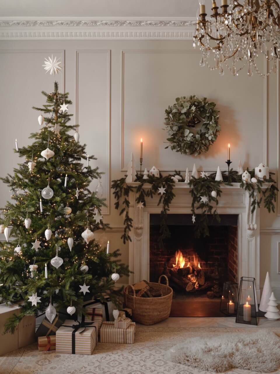 Guirlande de faux sapins