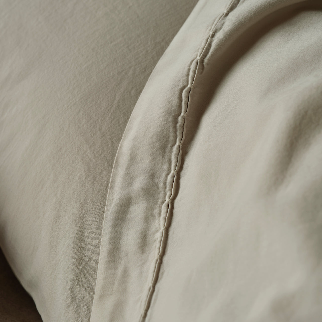 Drap-housse en coton Porto Putty