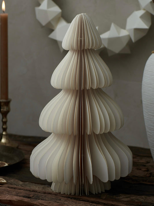 Arbre en papier blanc moyen