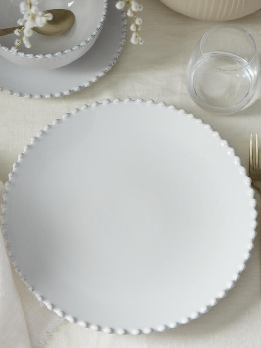 Assiette plate en perles - Lot de 6