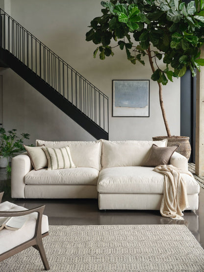 Canapé modulaire en tissu Hudson