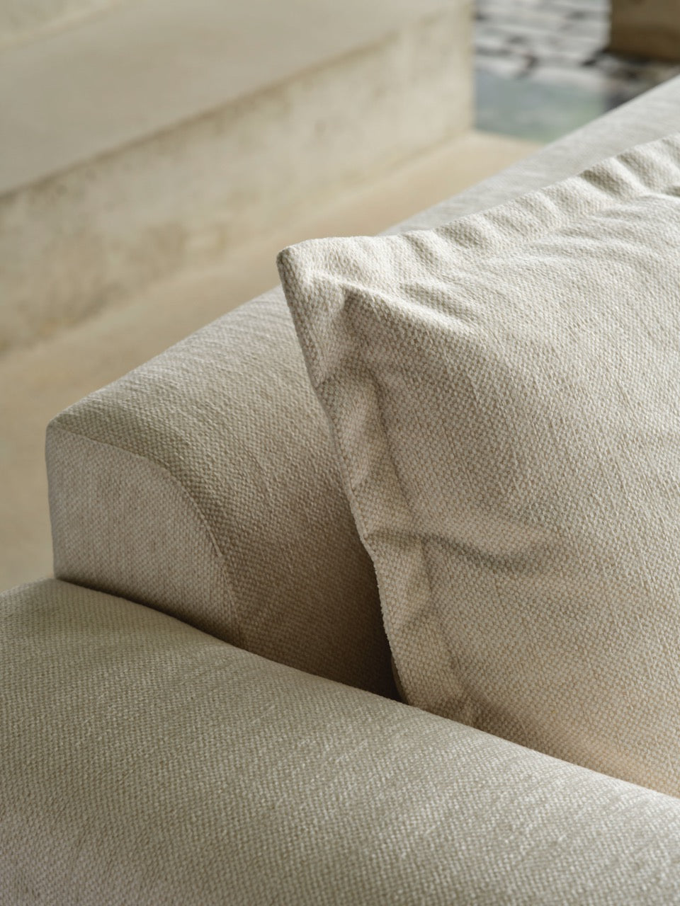 Canapé modulaire en tissu Hudson