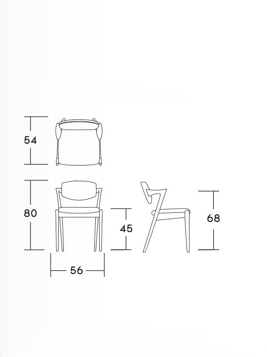 Chaise de salle à manger Hoxton - Fabriquée sur commande