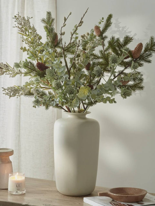 Faux bouquet de Noël de luxe
