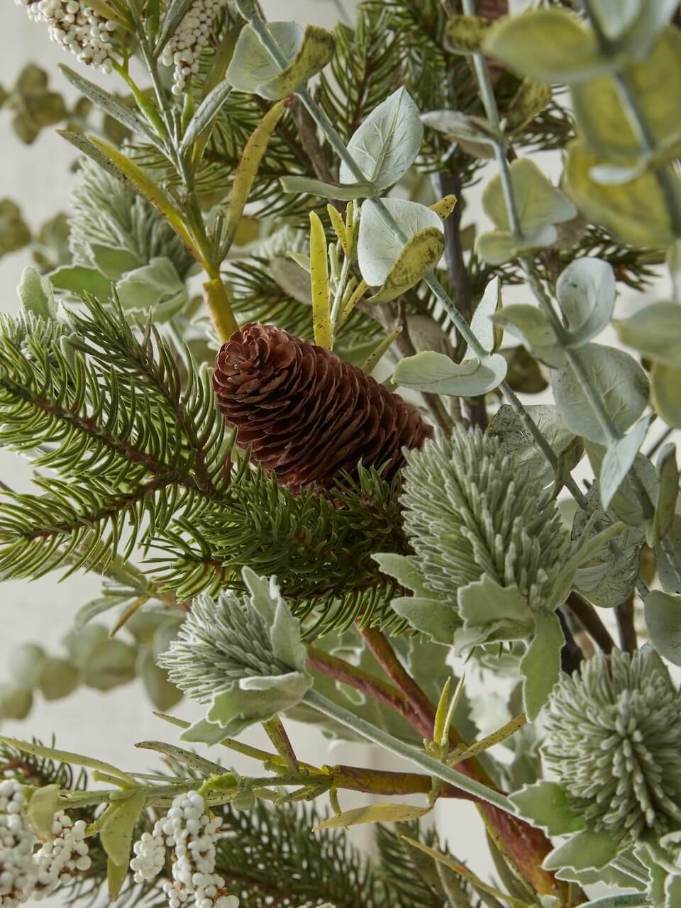 Faux bouquet de Noël de luxe