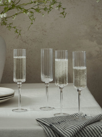 Coffret de 4 flûtes à champagne Tejo