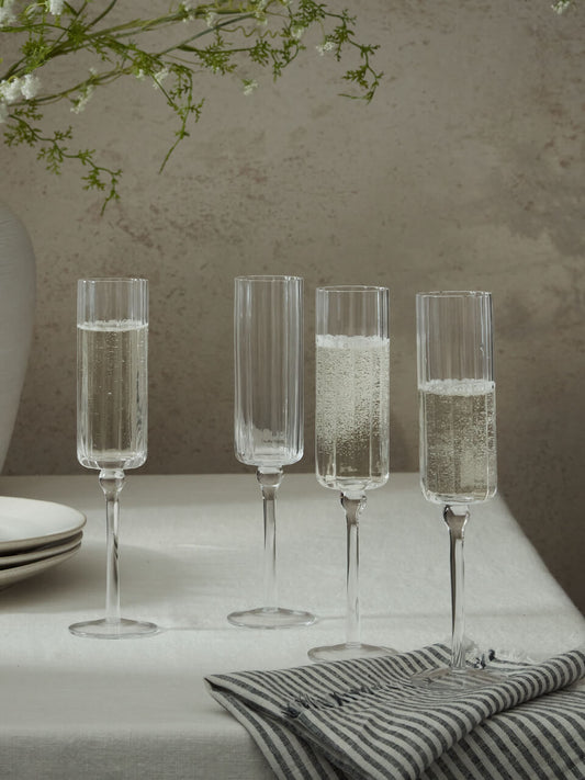 Coffret de 4 flûtes à champagne Tejo